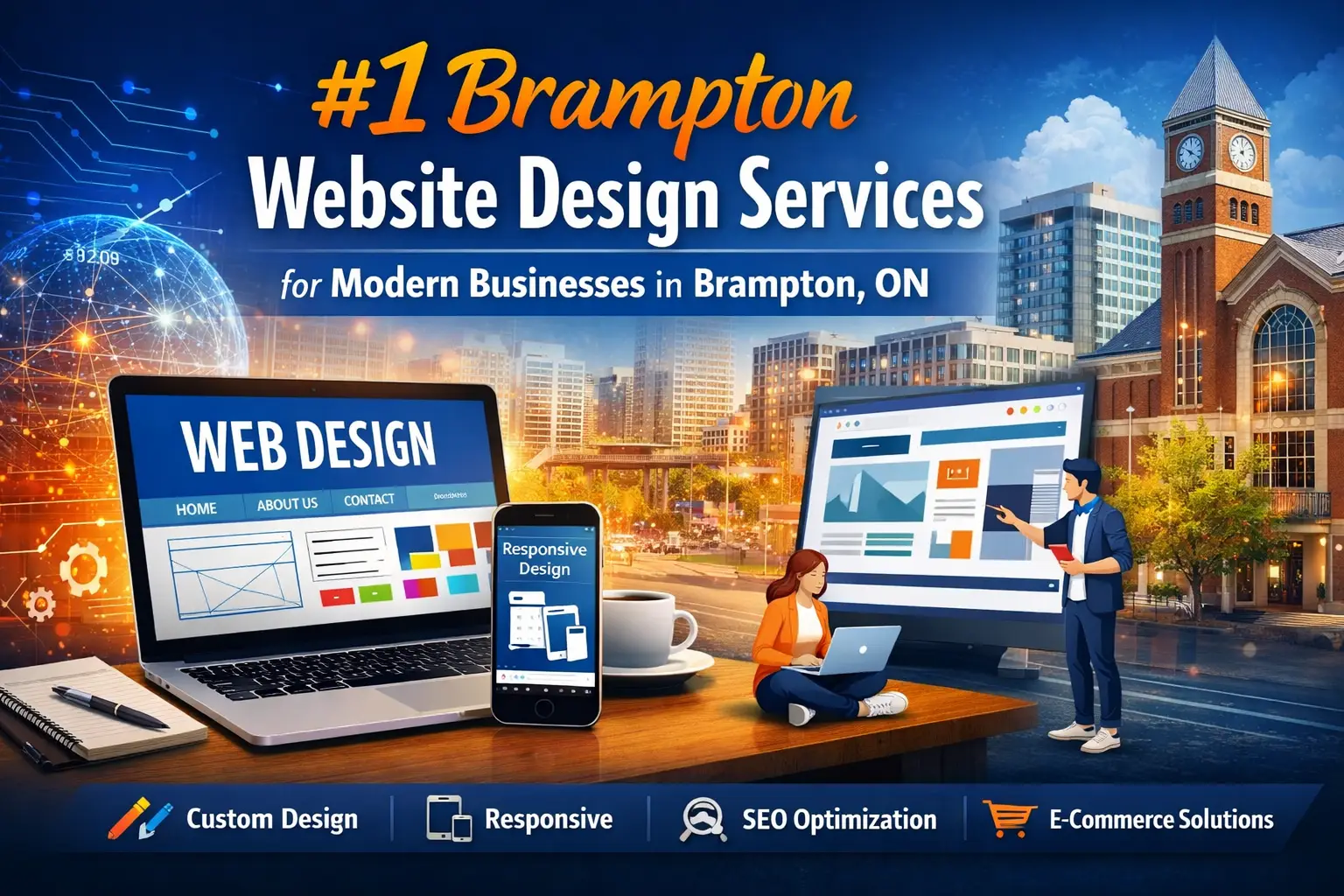 Professional Website Design in Brampton for Growing Businesses