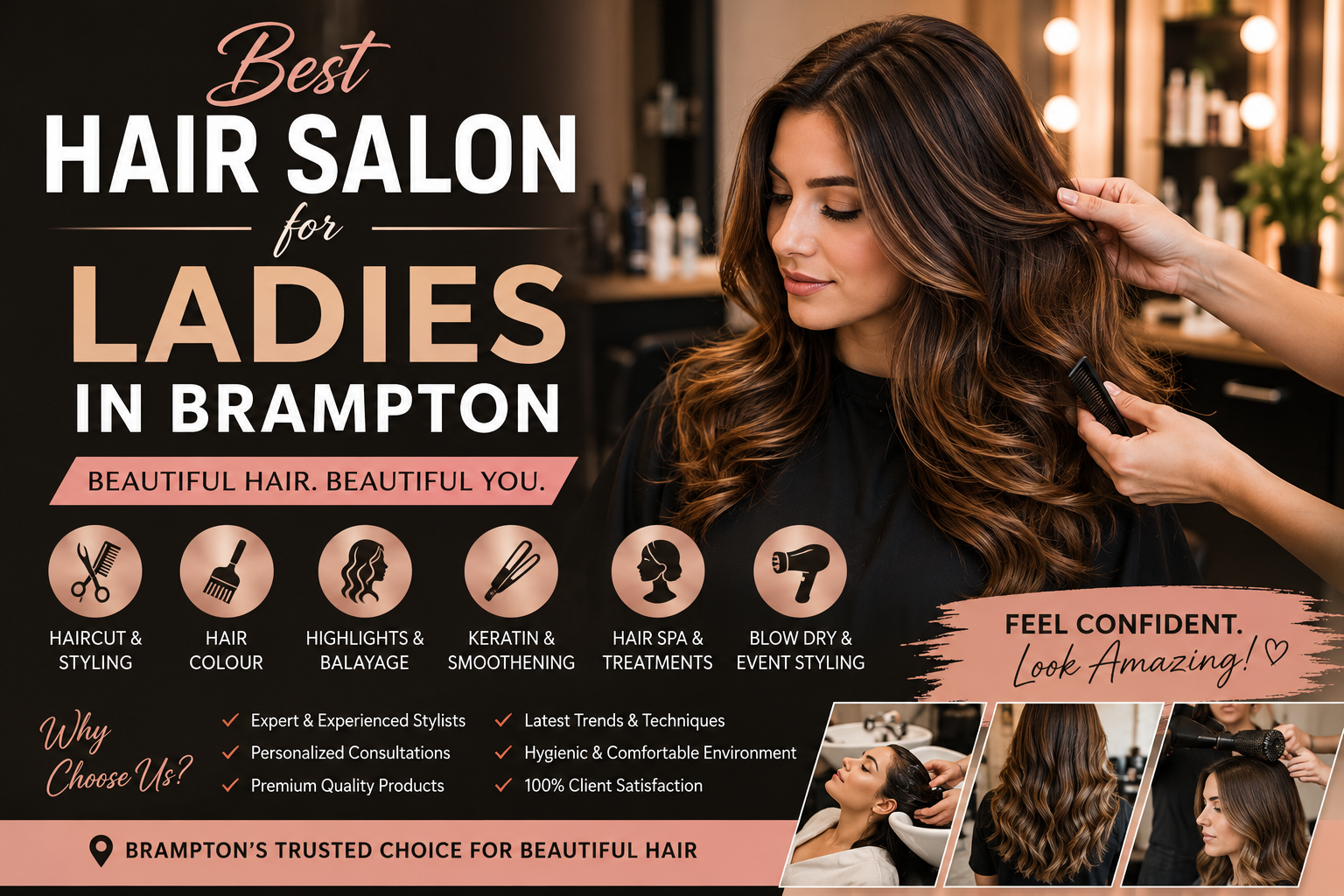 Best Hair Salon for Ladies in Brampton
