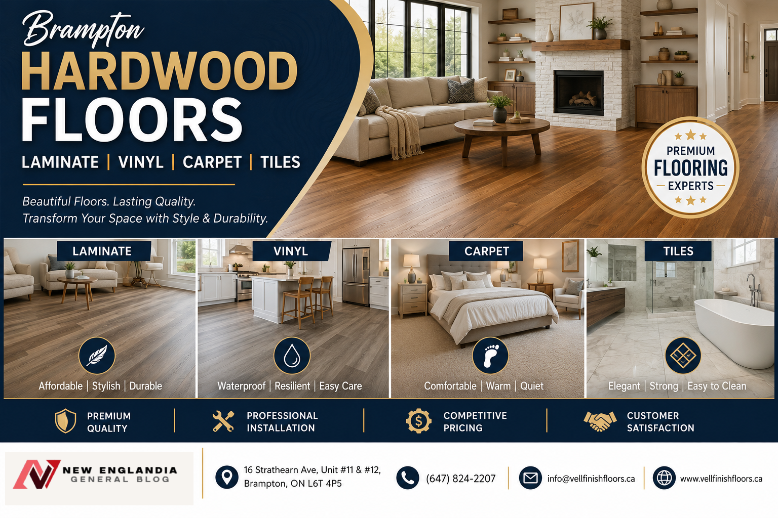 Brampton Hardwood Floors – Laminate | Vinyl | Carpet | Tiles